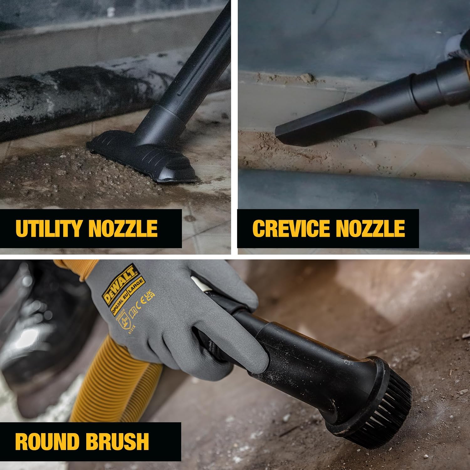 5‑Gallon Wet & Dry Vacuum DXV05P‑QTB